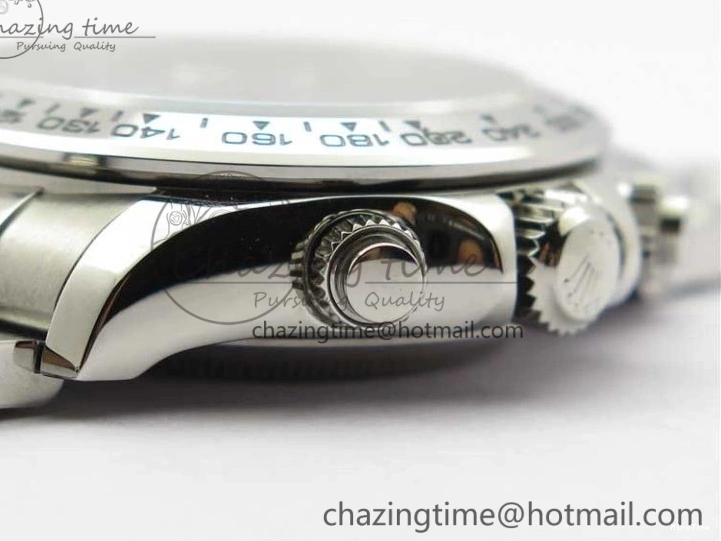 MiroTime 0319 TechFriendly Daytona 116520 SS UBF Best Edition Ice Blue MOP Crystal Markers Dial on SS Bracelet A 2938